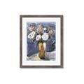 Picture of White Flower in Vase l _GroupedProduct_Rectangle_Portrait_Framed_Matted_