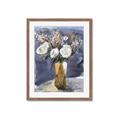 Picture of White Flower in Vase l _GroupedProduct_Rectangle_Portrait_Framed_Matted_