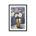Picture of White Flower in Vase l _GroupedProduct_Rectangle_Portrait_Framed_Matted_