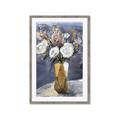 Picture of White Flower in Vase l _GroupedProduct_Rectangle_Portrait_Framed_Matted_