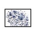 Picture of Indigo Blossom l _GroupedProduct_Rectangle_Landscape_Framed_Matted_