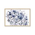 Picture of Indigo Blossom l _GroupedProduct_Rectangle_Landscape_Framed_Matted_