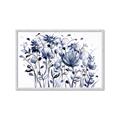 Picture of Indigo Blossom l _GroupedProduct_Rectangle_Landscape_Framed_Matted_