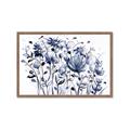 Picture of Indigo Blossom l _GroupedProduct_Rectangle_Landscape_Framed_Matted_