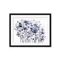 Picture of Indigo Blossom l _GroupedProduct_Rectangle_Landscape_Framed_Matted_