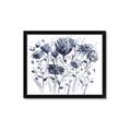 Picture of Indigo Blossom ll _GroupedProduct_Rectangle_Landscape_Framed_Matted_