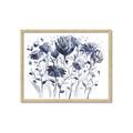 Picture of Indigo Blossom ll _GroupedProduct_Rectangle_Landscape_Framed_Matted_