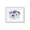 Picture of Indigo Blossom ll _GroupedProduct_Rectangle_Landscape_Framed_Matted_