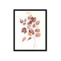 Picture of Rust Petals II  _GroupedProduct_Rectangle_Portrait_Framed_Matted_