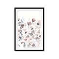 Picture of Wildflower Blush _GroupedProduct_Rectangle_Portrait_Framed_Matted_