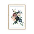 Picture of Autumn Blooms I _GroupedProduct_Rectangle_Portrait_Framed_Matted_