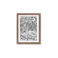 Picture of Detailed Floral Sketch _GroupedProduct_Rectangle_Portrait_Framed_Matted_