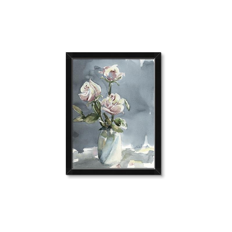 Picture of Rose Bottle II  _GroupedProduct_Rectangle_Portrait_Framed_Matted_