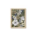 Picture of Detailed Floral in Color  _GroupedProduct_Rectangle_Portrait_Framed_Matted_