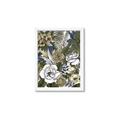 Picture of Detailed Floral in Color  _GroupedProduct_Rectangle_Portrait_Framed_Matted_