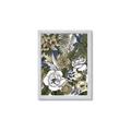 Picture of Detailed Floral in Color  _GroupedProduct_Rectangle_Portrait_Framed_Matted_