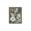 Picture of Detailed Floral in Color  _GroupedProduct_Rectangle_Portrait_Framed_Matted_