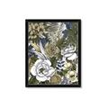 Picture of Detailed Floral in Color  _GroupedProduct_Rectangle_Portrait_Framed_Matted_