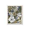 Picture of Detailed Floral in Color  _GroupedProduct_Rectangle_Portrait_Framed_Matted_