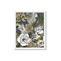 Picture of Detailed Floral in Color  _GroupedProduct_Rectangle_Portrait_Framed_Matted_