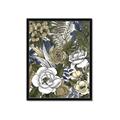 Picture of Detailed Floral in Color  _GroupedProduct_Rectangle_Portrait_Framed_Matted_