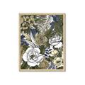 Picture of Detailed Floral in Color  _GroupedProduct_Rectangle_Portrait_Framed_Matted_