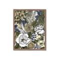 Picture of Detailed Floral in Color  _GroupedProduct_Rectangle_Portrait_Framed_Matted_