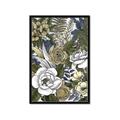 Picture of Detailed Floral in Color  _GroupedProduct_Rectangle_Portrait_Framed_Matted_