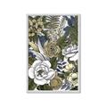 Picture of Detailed Floral in Color  _GroupedProduct_Rectangle_Portrait_Framed_Matted_