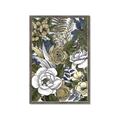 Picture of Detailed Floral in Color  _GroupedProduct_Rectangle_Portrait_Framed_Matted_