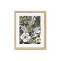Picture of Detailed Floral in Color  _GroupedProduct_Rectangle_Portrait_Framed_Matted_