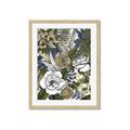Picture of Detailed Floral in Color  _GroupedProduct_Rectangle_Portrait_Framed_Matted_