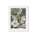 Picture of Detailed Floral in Color  _GroupedProduct_Rectangle_Portrait_Framed_Matted_
