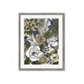 Picture of Detailed Floral in Color  _GroupedProduct_Rectangle_Portrait_Framed_Matted_