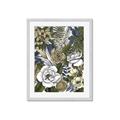 Picture of Detailed Floral in Color  _GroupedProduct_Rectangle_Portrait_Framed_Matted_