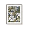 Picture of Detailed Floral in Color  _GroupedProduct_Rectangle_Portrait_Framed_Matted_