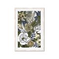 Picture of Detailed Floral in Color  _GroupedProduct_Rectangle_Portrait_Framed_Matted_