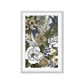 Picture of Detailed Floral in Color  _GroupedProduct_Rectangle_Portrait_Framed_Matted_
