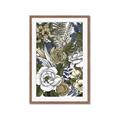 Picture of Detailed Floral in Color  _GroupedProduct_Rectangle_Portrait_Framed_Matted_