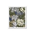 Picture of Detailed Floral in Color  _GroupedProduct_Rectangle_Portrait_Framed_Matted_
