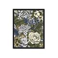 Picture of Detailed Floral in Color  _GroupedProduct_Rectangle_Portrait_Framed_Matted_