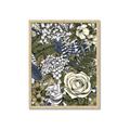 Picture of Detailed Floral in Color  _GroupedProduct_Rectangle_Portrait_Framed_Matted_