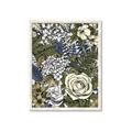 Picture of Detailed Floral in Color  _GroupedProduct_Rectangle_Portrait_Framed_Matted_