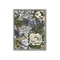 Picture of Detailed Floral in Color  _GroupedProduct_Rectangle_Portrait_Framed_Matted_