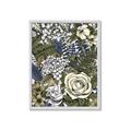 Picture of Detailed Floral in Color  _GroupedProduct_Rectangle_Portrait_Framed_Matted_