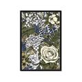 Picture of Detailed Floral in Color  _GroupedProduct_Rectangle_Portrait_Framed_Matted_