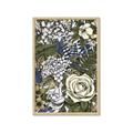 Picture of Detailed Floral in Color  _GroupedProduct_Rectangle_Portrait_Framed_Matted_
