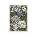 Picture of Detailed Floral in Color  _GroupedProduct_Rectangle_Portrait_Framed_Matted_