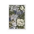 Picture of Detailed Floral in Color  _GroupedProduct_Rectangle_Portrait_Framed_Matted_
