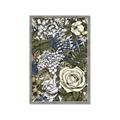 Picture of Detailed Floral in Color  _GroupedProduct_Rectangle_Portrait_Framed_Matted_